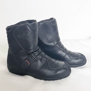 Alpinestars Black Men's moto Ridge V1 Riding Boots 8